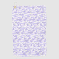 Name Custom Camouflage (Purple) Golf Towel