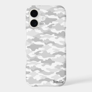 Name Custom Camouflage (White) Case-Mate iPhone Ca