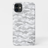 Name Custom Camouflage (White) Case-Mate iPhone ca