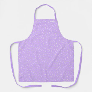 Name Custom Rose (Lavender) apron