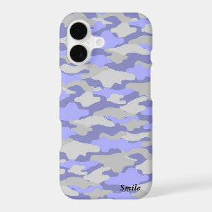 Name Customization Camo Gray Case-Mate iPhone Case