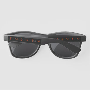 Name Customization Scorsese Black Sunglasses