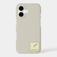 Name Customization Sustainable Life Beige