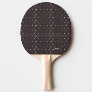 Name Customize Studs Charcoal Gray Table Tennis Ra Ping Pong Paddle