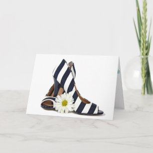 Name Day High Heels with Daisy Card