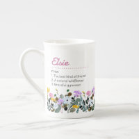 Name Definition with Sweet Wildflower Border