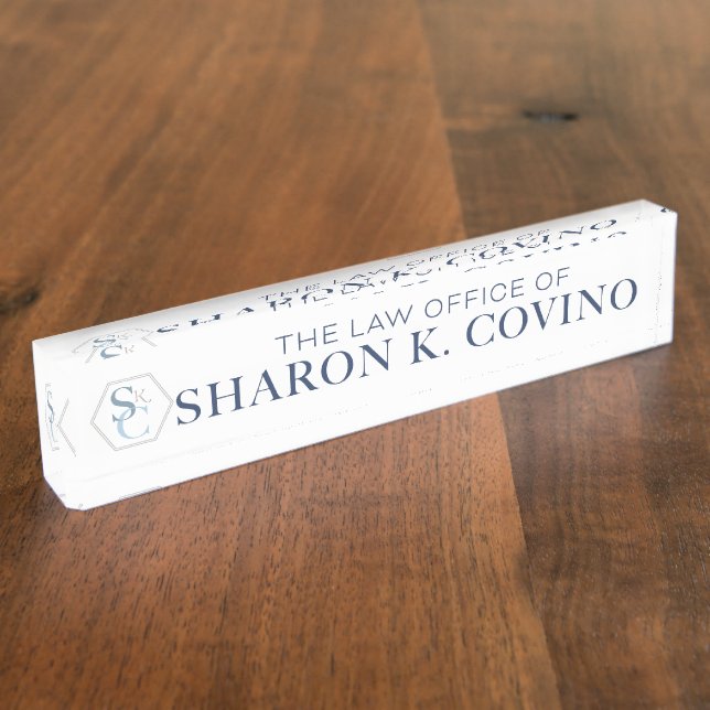 Name Desk Plate (Side)