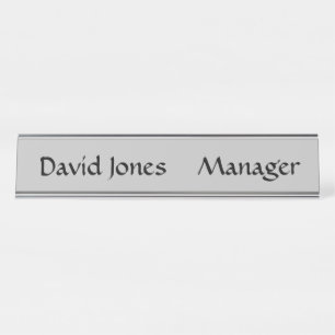 Name Desk Plate Desk Name Plate