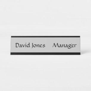 Name Desk Plate Desk Name Plate