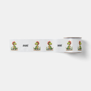 Name Dino Ribbon Satin Ribbon