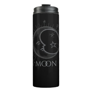 [NAME] Eclectic Moon Flask Custom Name Thermal Tumbler