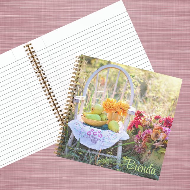 Name, Elegant Colourful Autumn 8.5x8.5 Versatile Notebook (Creator Uploaded)