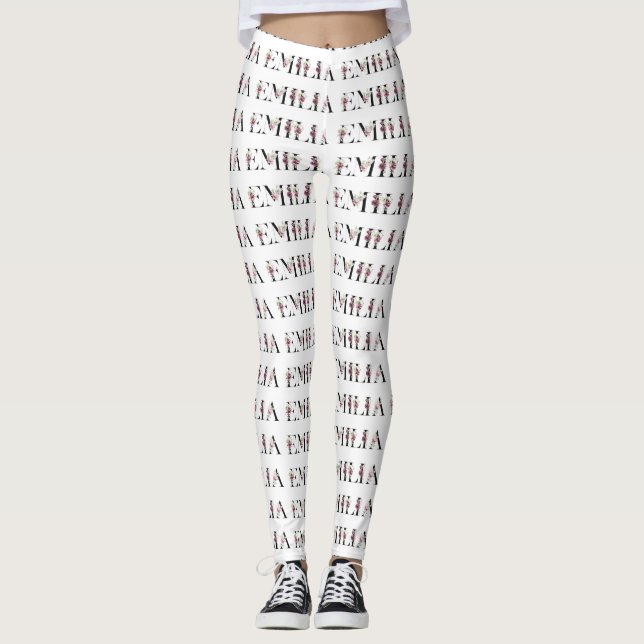 Name Emilia Leggings (Front)