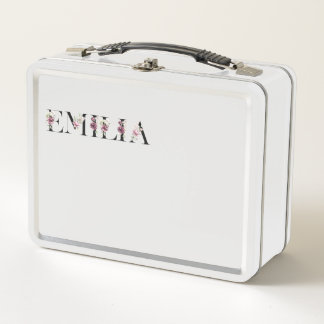 Name Emilia Metal Lunch Box