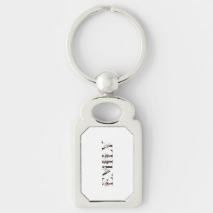 Name Emily Key Ring