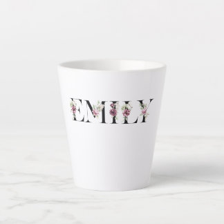 Name Emily Latte Mug