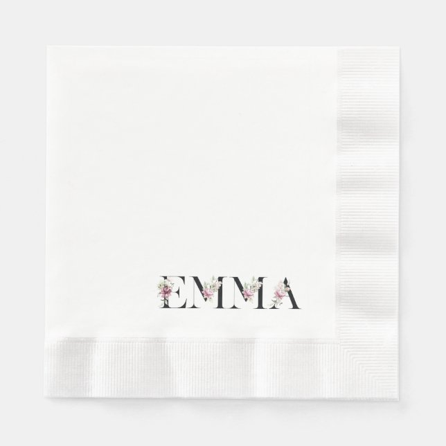 Name Emma Napkin (Front)