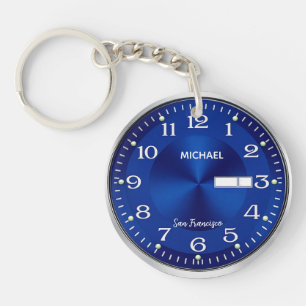 Name family elegant professional business initial key ring
