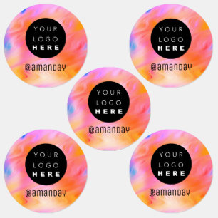 Name Fashion Shop Custom Logo Abstract Labels