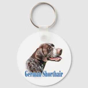 Name German Shorthaired Pointer Key Ring