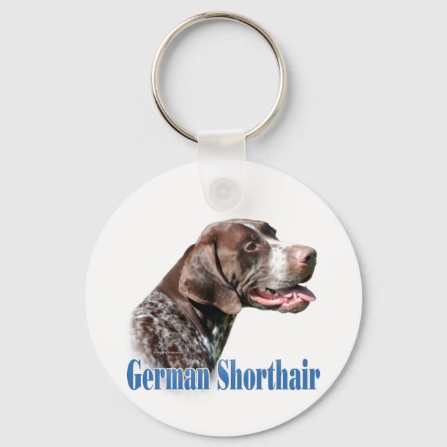 Name German Shorthaired Pointer  Key Ring (Front)
