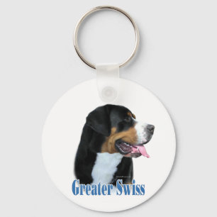 Name Greater Swiss Mountain Dog Key Ring