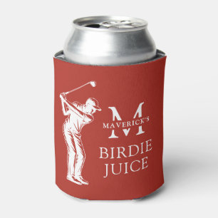 Name & Initial Funny Birdie Juice Golf Can Cooler