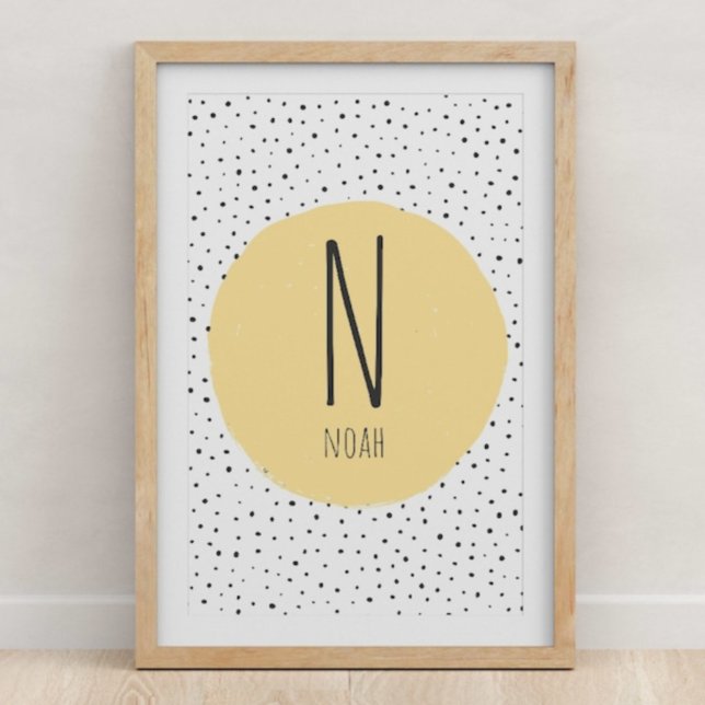 Name Initial Print - Nursery - Kids Room (Creator Uploaded)