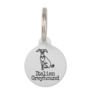 Name Italian Greyhound Pet Tag