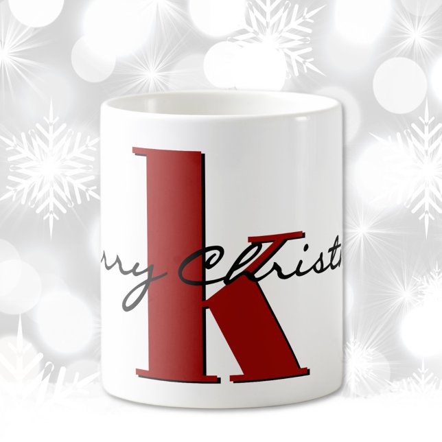 Name, January Garnet Birthstone | Merry Christmas Coffee Mug (Creator Uploaded)