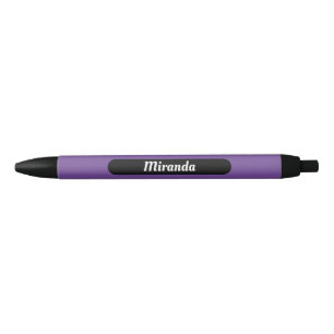 Name Label Personalised Purple Property Pen