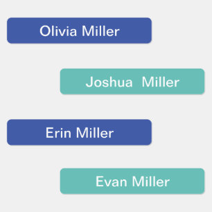 Name labels for school camp daycare