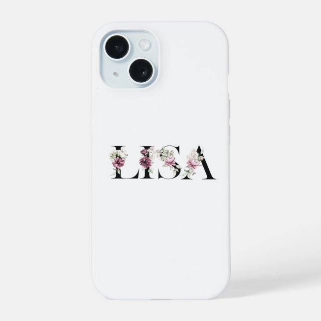 Name Lisa iPhone 15 Case (Back)