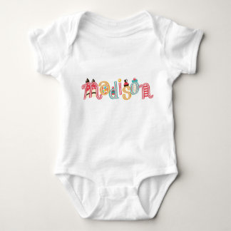 name Madison Baby Bodysuit