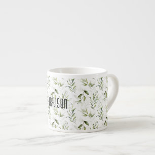 Name    Masculine Watercolor Greenery 6oz Espresso Cup
