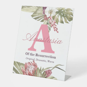 Name Meaning of Anastasia Pedestal Sign