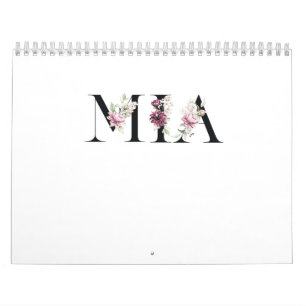 Name Mia Calendar