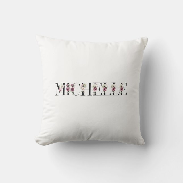 Name Michelle. Cushion (Front)