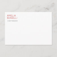 Name Modern Minimalist Professional Plain Casual