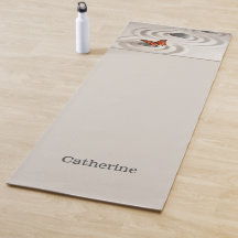 Name, Monarch Butterfly Zen Garden Yoga Mat