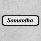 Name Monogram Custom Patch