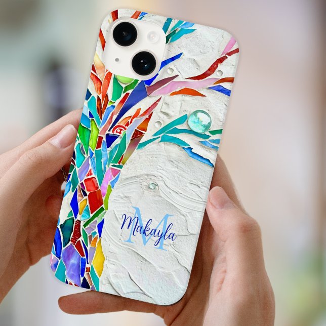 Name Monogram Mosaic  iPhone Case (Creator Uploaded)