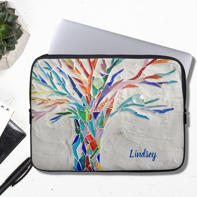 Name Monogram Tree Laptop Sleeve (Creator Uploaded)