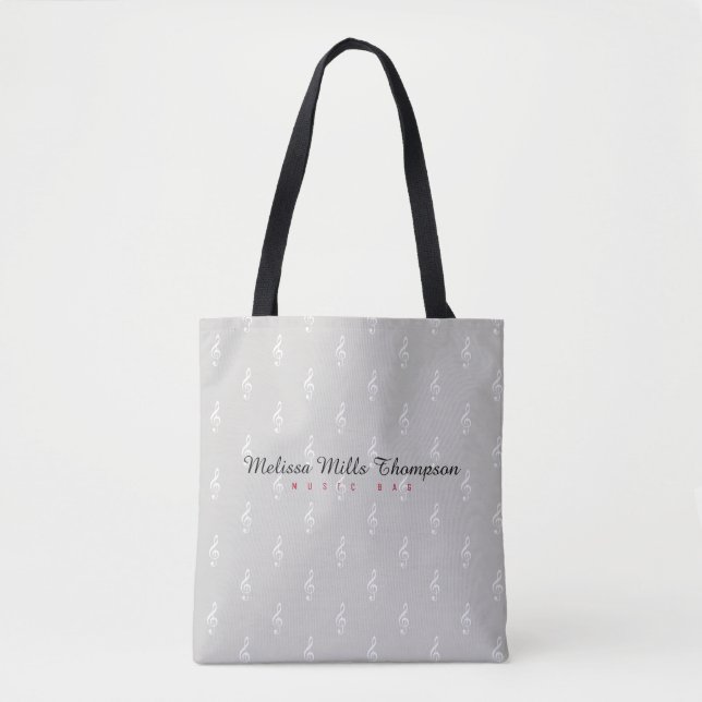 Name Music Tote Bag (Front)