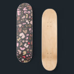 Name neutral breast pattern skateboard<br><div class="desc">Fun humour breast pattern</div>