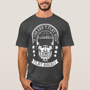 Name & Number Back Play Hockey Tee Shirt