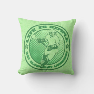 Name & Number Eat Sleep Play Lacrosse Pillow