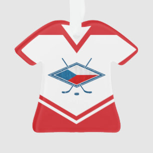 Name & Number Jersey Czech Republic Logo Ornament