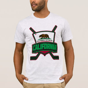 Name & Number Print California Hockey T-Shirt