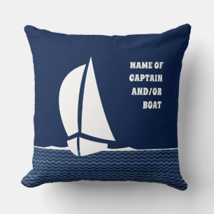 Name of Captain and/or Boat (customisable) Cushion